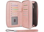 Portafoglio Ladies Large Portafoglio Ladies Large Molti Scomparti Con 14 Slot Per Carte Portafoglio Ladies Lungo Portafoglio Ladies Con Protezione Rfid Portafoglio Ladies Con Tasca Per Monete