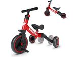 5 In 1 Balance Bike Balance Bike Triciclo Per Bambini Balance Bike Baby Walker Per Bambini Da 1 Anno A 4 Anni - Rosso