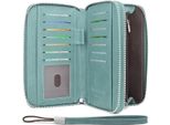 Portafoglio In Finto Cuoio Donna Grande Molti Scomparti Con 14 Slot Per Carte Portafoglio Lungo Protezione Rfid Con Tasca Portamonete E Tracolla Staccabile
