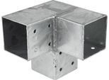 Giunto Angolare Per Pergola Per Pali 7 X 7 Cm Modello Cubo - Al Pezzo
