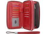 Portafoglio Donna Grande Molti Scomparti Con 14 Slot Per Carte Portafoglio Lungo Donna Protezione Rfid Donna Con Tasca Per Monete E Staccabile