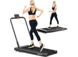 Tapis Roulant 2 In 1 Con App E Telecomando | Bluetooth | 1-12 Km/H | Display A Led | Supporto Per Telefono Cellulare | Pieghevole | Caricabile Fino A 120 Kg