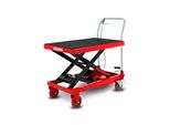 Eberth Carrello Elevatore Carrello Elevatore Carrello Elevatore A Forbice Carrello Elevatore A Forbice Idraulico Portata 500 Kg (Acciaio, Ruote Robuste E Silenziose, Tavola 820X520 Mm)