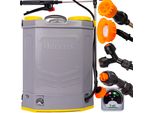 Irroratore Da Giardino A Batteria Elettrico 20L Lancia A Zaino + Ugelli