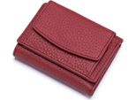Zhaoco Piccolo Portafoglio Da Donna Con Tasca Per Monete, Mini Portafoglio In Vera Pelle Con Protezione Rfid, Porta Carte Di Credito Per Donne E Ragazze - Compatto Ed Elegante