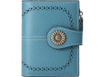 Portafoglio Da Donna Sendefn In Vera Pelle Morbida, 16 Scomparti Per Carte, Portafoglio Compatto Con Blocco Rfid, Design Elegante Per Una Protezione Sicura