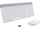 Set Tastiera-Mouse, Connessione A 2,4 Ghz Tramite Ricevitore Nano Usb, Raggio D'azione Di 10 M, Durata Della Batteria Di 18 Mesi, Pc/Laptop, Layout Qwertz Tedesco