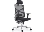 Sedia Da Ufficio Ergonomica Con Schienale Adattabile, Sedia Da Scrivania Con Braccioli 4D, Profondità Di Seduta Regolabile, Supporto Lombare E Poggiatesta 2D