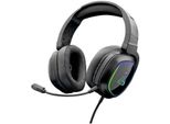 Cuffie Da Gioco Con Microfono Staccabile, Con Luce Led, Cavo Audio Stereo Da 3,5 Mm, Compatibile Con Ps4/Ps5/Xbox/Switch/Pc
