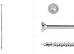 Viti Per Pannelli Truciolari Zincate 6 X 180 Mm Torx 30 Con Filettatura Parziale - Confezione Da 100 Viti