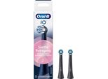 Oral-B Io Gentle Cleaning, Spazzolini Originali, Nero, Set Di 2 (Adatto Per Lo Spazzolino Elettrico Oral-B Io)