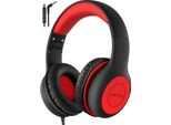 Cuffie Per Bambini, Cuffie Con Cavo, Limitatore Di Volume Da 85/94 Db, Pieghevoli, Regolabili, Suono Stereo, Microfono Hd, Condivisione Audio, Cuffia Auricolare