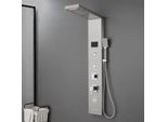 Pannello Doccia A Led Con Rubinetto, Pannello Doccia 5 In 1 Completo Senza Batteria In Acciaio Inox 304, Doccia A Pioggia, Cascata, Doccetta, 3 Docce Massaggianti