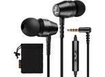 Ludos Omnitone Cuffie In Ear Con Cavo E Microfono, , Auricolari In Ear, Spinotto Jack Da 3,5 Mm, Auricolari Con Bassi Intensi