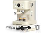 Macchina Espresso A Portafiltro Con Montalatte, 20 Bar Con Portafiltro, Macchina Espresso 2 In 1 Per Polvere E Capsule, Serbatoio Acqua Da 1,5 Litri Con Portafiltro