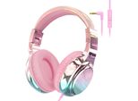 Cuffie Con Cavo, Limite Di Volume 85/94 Db, Cuffie Pieghevoli Per Bambine Da 2 3 5 6 7 Anni, Cuffie Scolastiche Over Ear Con Microfono E Jack Da 3,5Mm