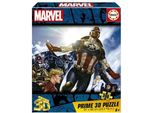 Educa Marvel 3D Puzzle Lenticolare 300 Pezzi Multicolore Multicolore Taglia Unica