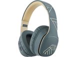 Cuffie Bluetooth Over Ear, Cuffie Pieghevoli, Cuffie Wireless Con Modalità Bassi, Hi-Fi Stereo Con Funzione Vivavoce, Batteria Lunga Con Ricarica USB-C