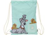 Borsa Zaino Con Cinghie Blu 26 X 34 X 1 Cm