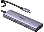 Hub Usb-C Ugreen Cm511, Hdmi 4K 60Hz, 3X Usb 3.0 5Gbps, Pd 100W (Srebrny)