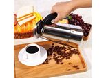 Macchina Da Caffè/Macchina Per Caffè Espresso Acogedor, Caffettiera Espresso, Caffettiera Italiana Moka, Filtro Permanente In Acciaio Inox, Impugnatura Resistente Al Calore (100/200/..