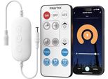 Pautix Wifi/Bluetooth Led Controller Strip Light 12-24 V, Telecomando Rf Dimmerabile, Smart App, Alexa Control