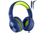 Cuffie Per Bambini Con Cavo, Limite Di Volume 85/94Db, Suono Hd, Funzione Di Condivisione, Cuffie Per Bambini Regolabili E Pieghevoli Con Microfono Per Scuola/Viaggio/Pc