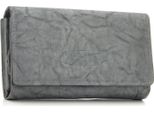 Portafoglio Da Donna Xxl In Pelle Bovina Con Rfid Portafoglio Da Donna Con Molti Scomparti (Grigio)