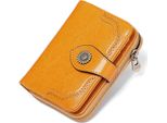 Portafoglio Compatto Da Donna In Pelle, Piccolo Portafoglio Con Blocco Rfid, 12 Slot Per Carte E Scomparto Per Le Monete, Elegante Portafoglio Per L'uso Quotidiano E Per I Viaggi