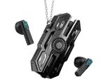 Cuffie Da Gioco In-Ear Wireless, Auricolari Wireless Bluetooth Con Microfono, Latenza Estremamente Bassa, Doppia Modalità, Display A Led, Custodia Di Ricarica, Per Musica E Giochi