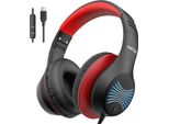 Cuffie Per Bambini Earfun Con Luci Led, Cavo USB-C, Limitatore Di Volume Da 85 Db, Microfono Hd, Pieghevoli, Regolabili, Comode Da Indossare, Suono Hi-Fi