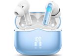 Wireless Bluetooth 5.3 In Ear Con 4 Enc Mic, Cuffie Senza Fili Deep Bass 40H Earbuds Wireless Noise Cancelling, IP7 Impermeabile, Indicatore Led