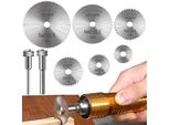 8 Piccole Seghe Circolari In Acciaio Ad Alta Velocità, Altri Utensili Rotanti, Taglio Di Legno, Plastica E Metallo