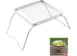 Barbecue Da Campeggio, Barbecue Portatile Da Campeggio, Griglia Esterna, Supporto Per Bruciatore, Barbecue In Acciaio Inox, Zaino Pieghevole, Barbecue, Escursionismo, Pickni