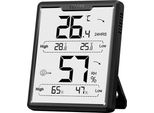 Termometro Digitale Migliorato Igrometro Da Interno, Termoigrometro Umidità Ambiente Termometro Misuratore Di Umidità Con Grande Display Lcd