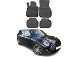 2014-2024 Mini Clubman F54 Tappetini Tpe Nero 4 Pezzi