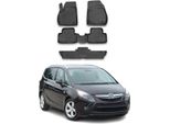 2011-2019 Opel Zafira C 7 Posti Tappetini Tpe Nero 5 Pz