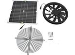 Kit Ventilatore A Pannello Solare Ejoyous, Ventilatore Solare Impermeabile Da 100 W Ventilatore Alimentato Ad Energia Solare Ventilatore Di Scarico Rotondo Per Serre E Case Di Animali Domestici