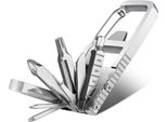 Strumento Multitool, 12 In 1 Portachiavi Piccoli Strumenti, Coltello Multifunzionale In Acciaio Inox All'aperto, Regali Tascabili Portatili Uomini Uomini