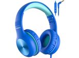Cuffie Per Bambini Con Cavo, Limite Di Volume 85/94Db, Suono Hd, Funzione Di Condivisione, Over-Ear Regolabile E Pieghevole Con Microfono Per Scuola/Viaggio/Pc