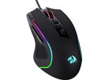 Mouse Da Gioco Redragon M612 Predator Rgb, Mouse Ottico Cablato Da 8000 Dpi Con 11 Pulsanti Programmabili E 5 Modalità Di Retroilluminazione, Software