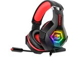 Audio Surround Immersivo Professionale Per Ps4 Ps5 Cuffie Per Pc Con Luce Rgb E Surround Stereo, Cuffie Con Microfono Per Xbox Switch Xbox One