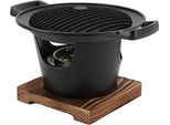 Mini Hibachi Grill, Griglia Giapponese In Lega Di Alluminio Per Uso Interno, Produttore Di Legna Senza Fumo, Top In Ghisa