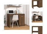 Vidaxl Scrivania Look Rovere Marrone 100X50X76 Cm Materiale A Base Di Legno - Scrivanie