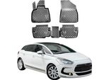 2011-2021 Citroen DS5 Tappetini Tpe Nero 4 Pezzi