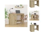 Vidaxl Scrivania Rovere Sonoma 100X49X75 Cm Materiale A Base Di Legno - Scrivanie