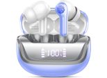 Hifi Stereo Sound Enc Noise Cancelling Mic, Cuffie Wireless 40 Ore Di Riproduzione Bassi Profondi Con Indicatore Led, Auricolari Impermeabili IP7 USB-C
