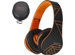 Cuffie Over-Ear Bluetooth, Cuffie Stereo Pieghevoli Senza Fili Cuffie Wireless E Cablate Con Microfono Integrato, Micro Sd/Tf, Fm Per Telefoni Cellulari