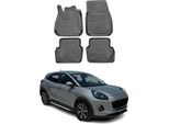 2019-2025 Ford Puma Phev Tappetini Tpe Nero 4 Pz