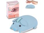 Mouse Bluetooth 5.1+2.4Ghz Usb Carino Cartoon Mouse Silenzioso Senza Fili, Mouse Senza Fili Per Bambini Ragazze, Mancini E Destri, Compatibile Con Pc, Mac, Laptop